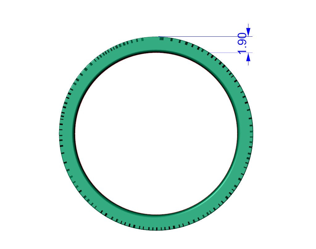 Wedding Set Rings Finger Print Styles CAD Design- CC125M 3D print model