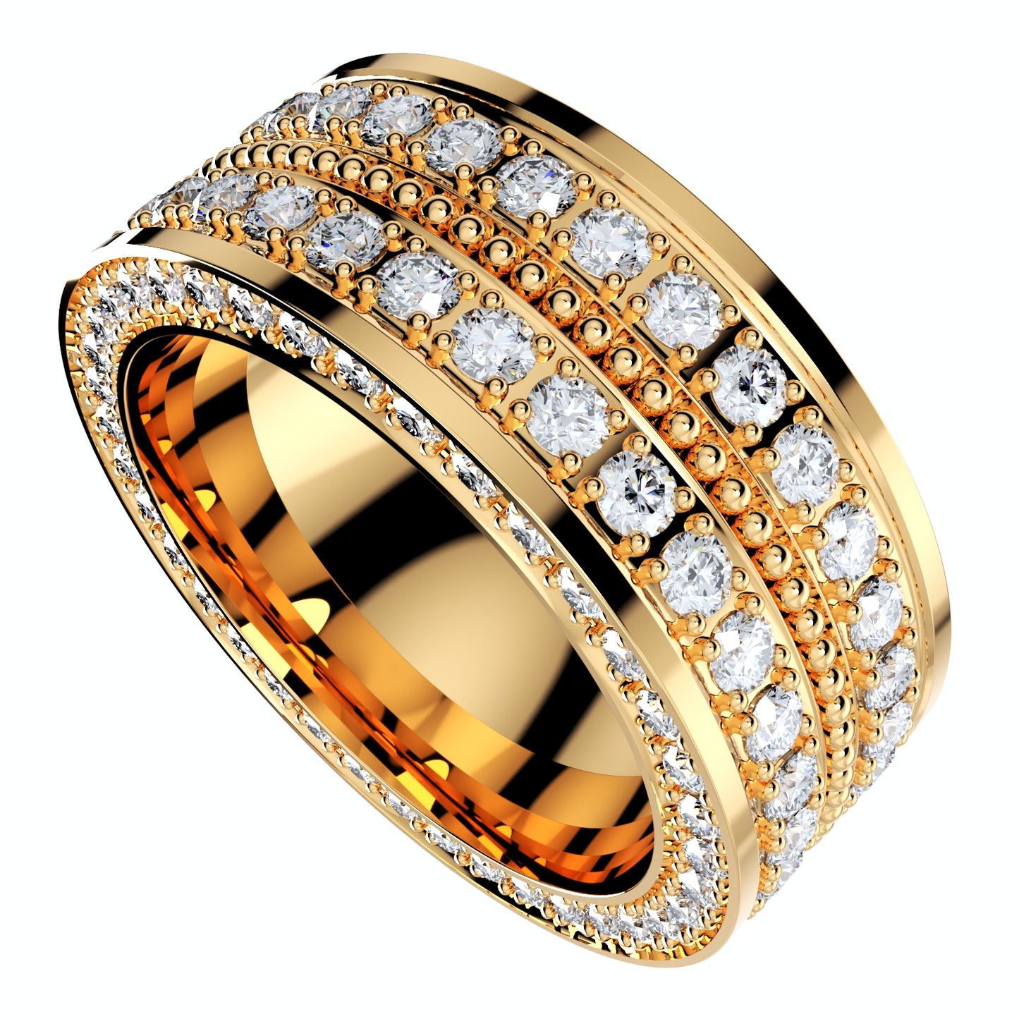 Wedding Ring For Men And Women 9 mm Wide Design-PSJM001V12VE 3D print model