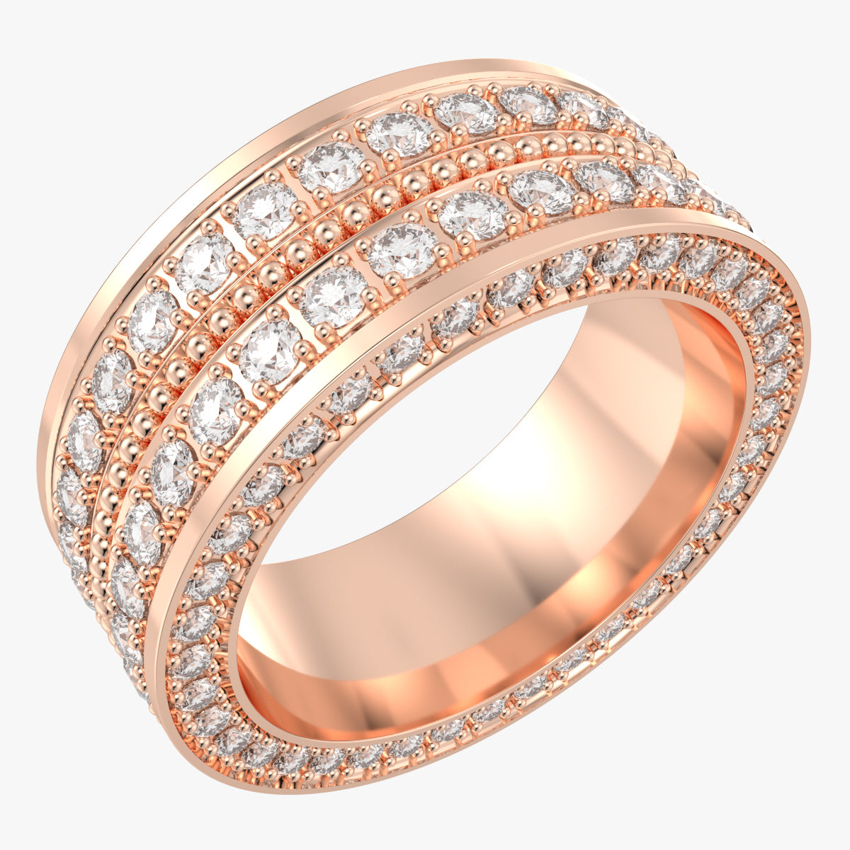 Wedding Ring For Men And Women 9 mm Wide Design-PSJM001V12VE 3D print model