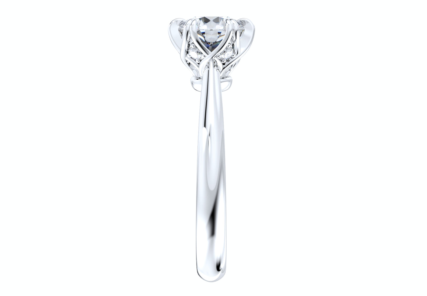 Jewelry Engagement Ring Diamond Basket CAD Design-CC38-5.8mm