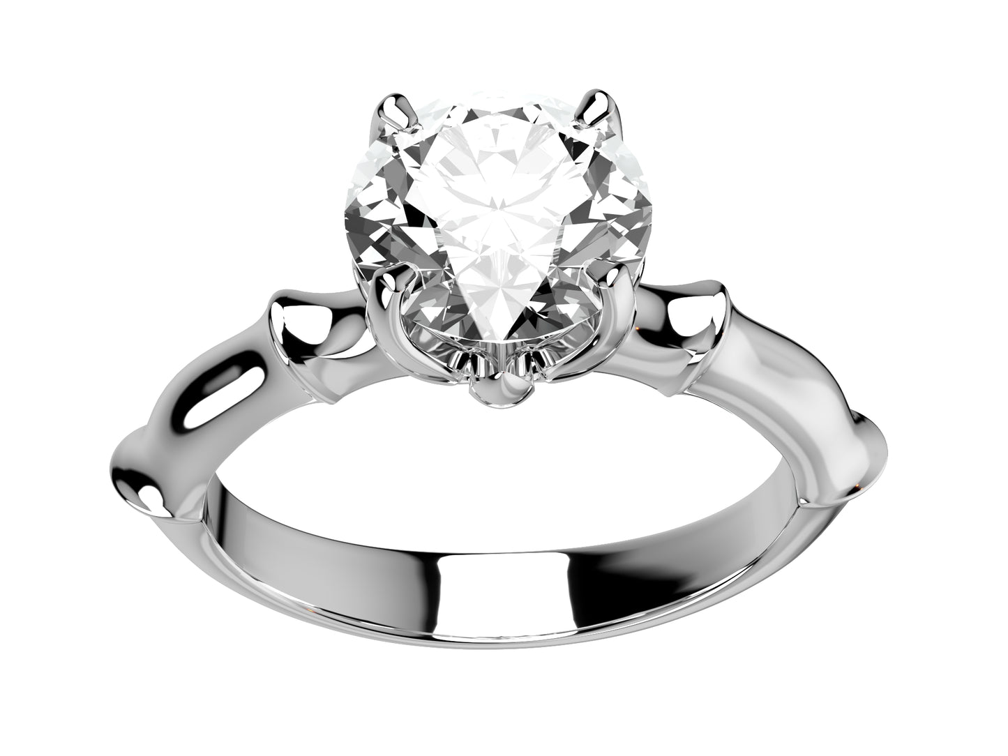 JEWELRY ENGAGEMENT RING STL FILE FOR DOWNLOAD AND PRINT- CA2 3D print model.