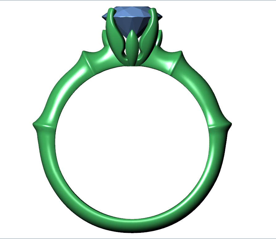 JEWELRY ENGAGEMENT RING STL FILE FOR DOWNLOAD AND PRINT- CA2 3D print model.