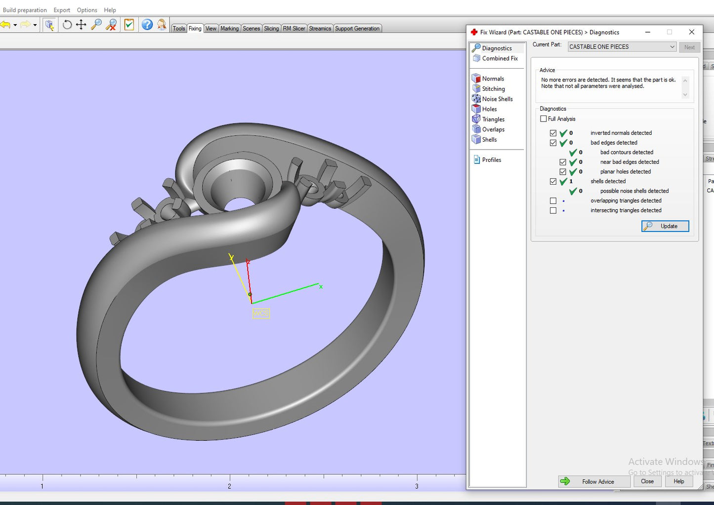 Engagement Ring Solitaire Ring 3D Model Women Ring - CC99 3D print model
