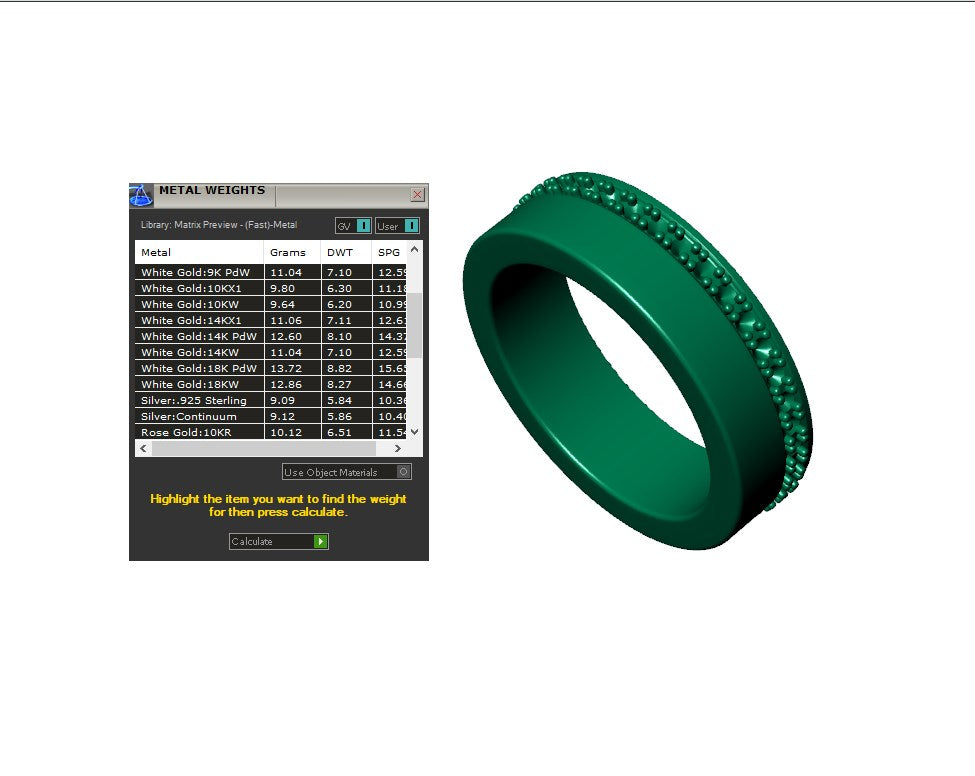Wedding Set Ring Women Men Ring CAD Design-PSJM001V15 3D print model