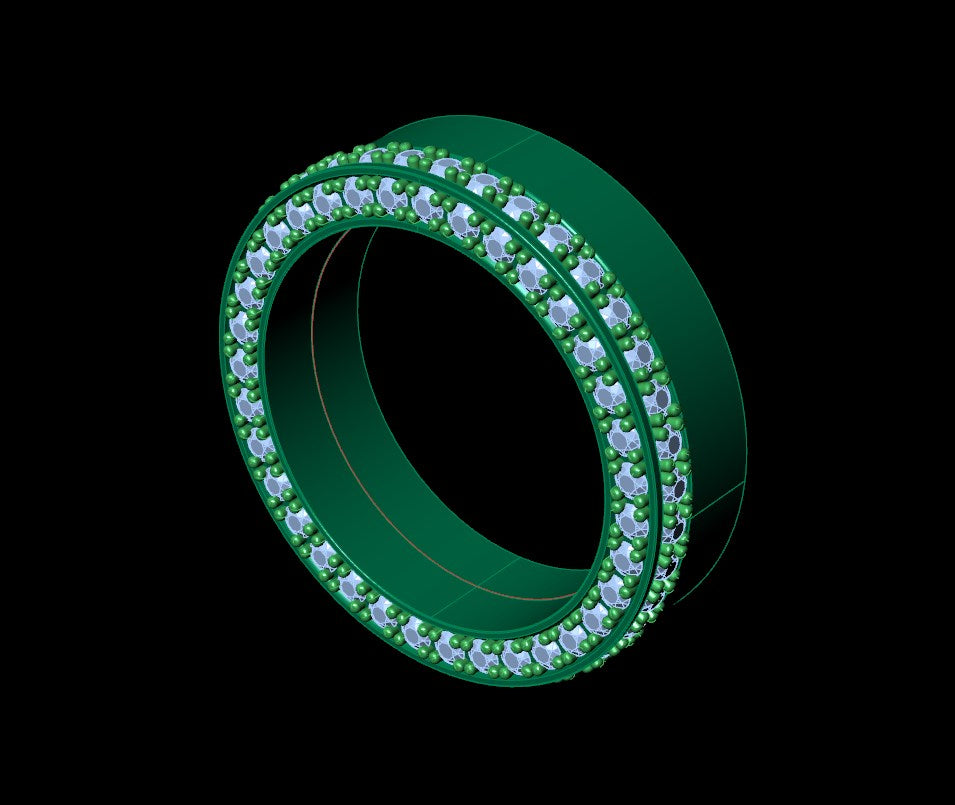Wedding Set Rings For Women And Men CAD Design-PSJM001V17 3D print model