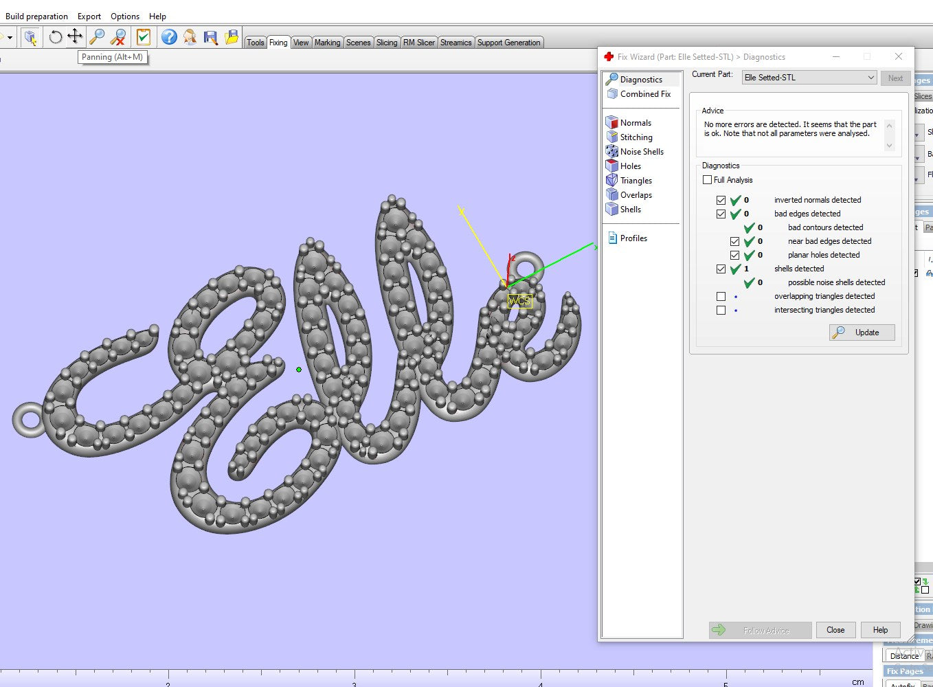 Elle Diamond Set Version Jewelry Font Necklace Pendant Design- EDS-A 3D Print Model