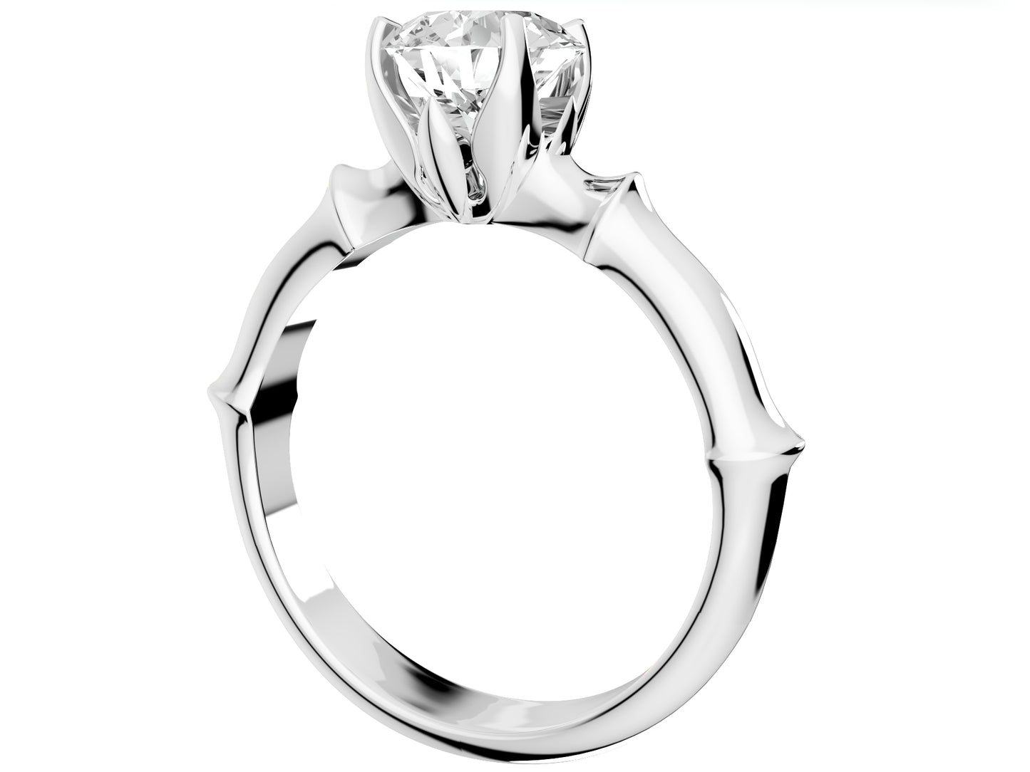 JEWELRY ENGAGEMENT RING STL FILE FOR DOWNLOAD AND PRINT- CA2 3D print model.