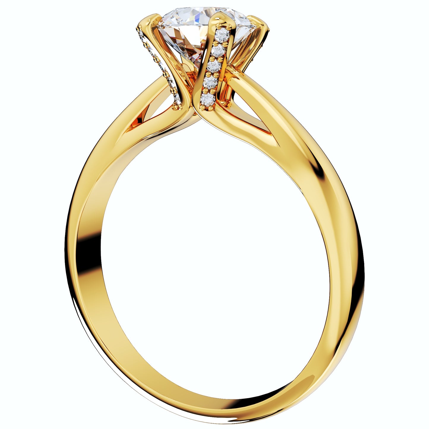 Engagement Ring Women Ring Diamond Ring CAD Design-CC126