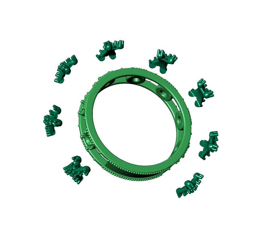 Ring Band For Men And Women 3D CAD Design-O1133