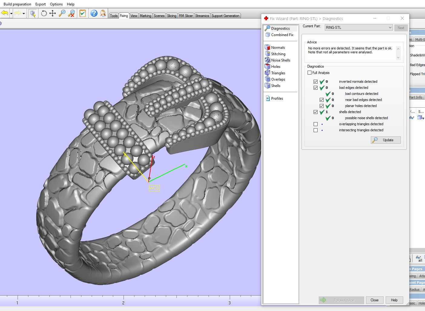 Crocodile Belt Gothic Ring For Men 3D CAD Design-O1T31