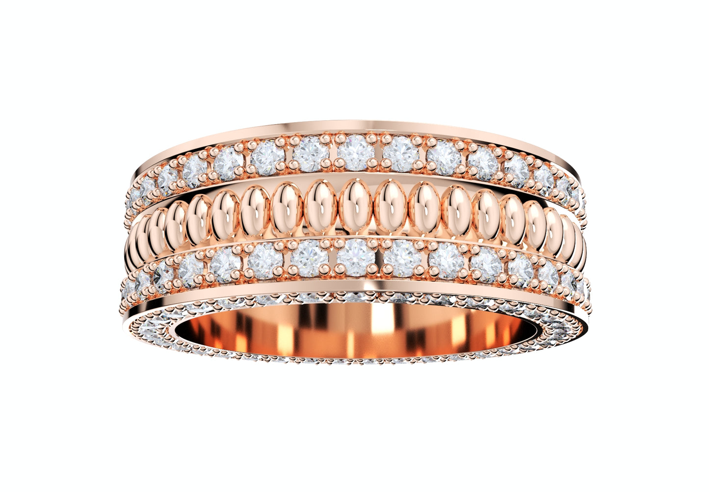 Wedding Set Ring Women Men Ring CAD Design-PSJM001V10