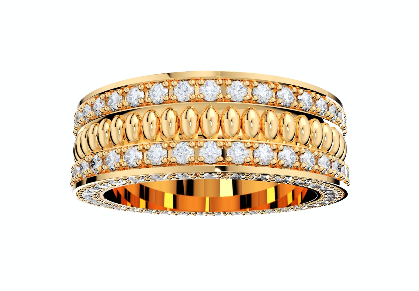 Wedding Set Ring Women Men Ring CAD Design-PSJM001V10