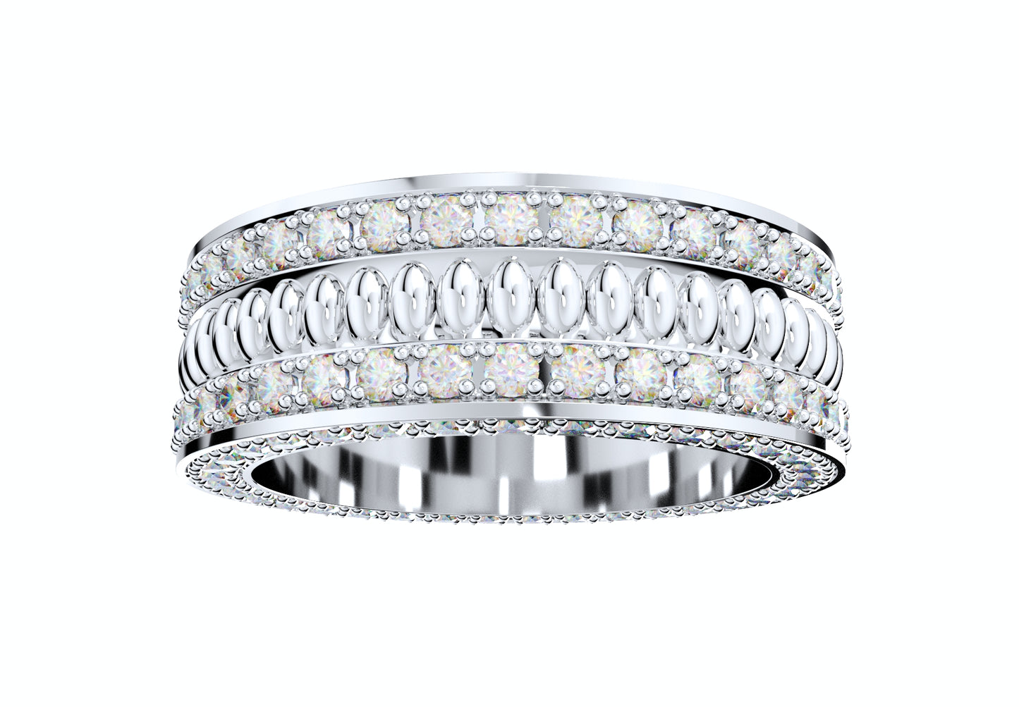 Wedding Set Ring Women Men Ring CAD Design-PSJM001V10