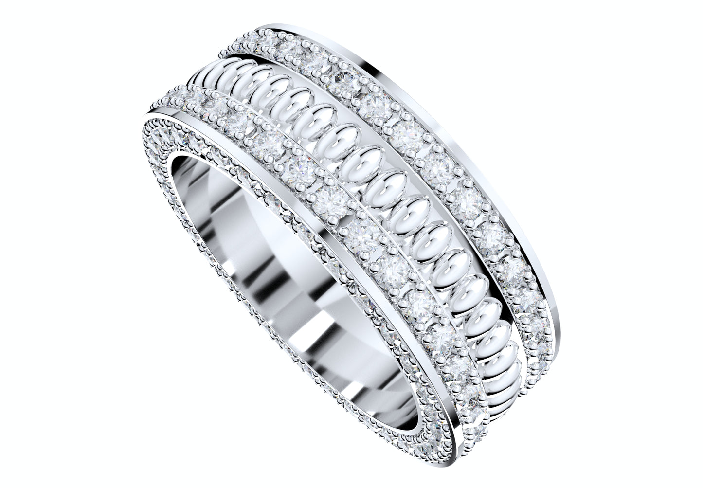 Wedding Set Ring Women Men Ring CAD Design-PSJM001V10