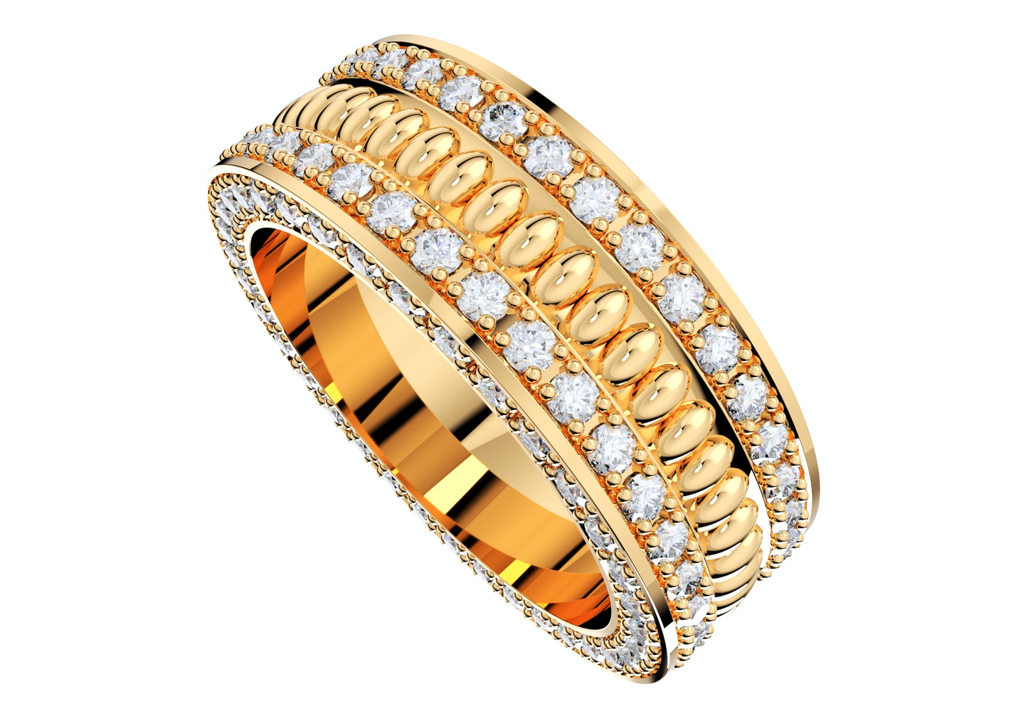 Wedding Set Ring Women Men Ring CAD Design-PSJM001V10