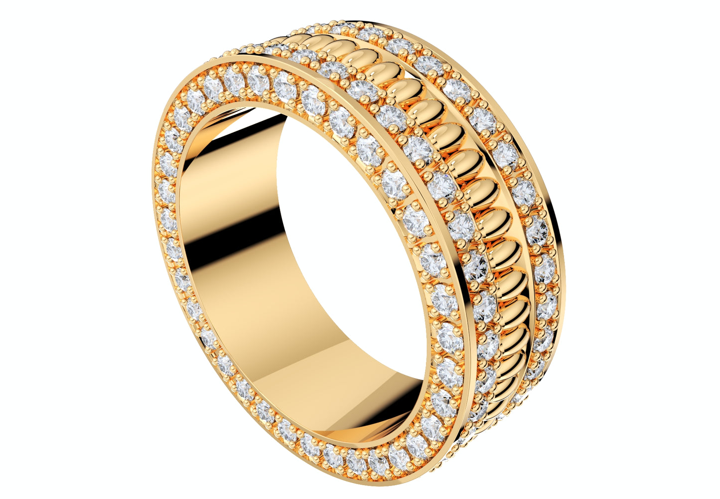 Wedding Set Ring Women Men Ring CAD Design-PSJM001V10