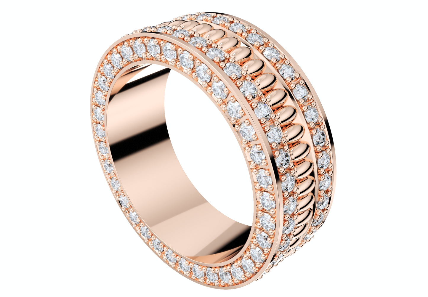 Wedding Set Ring Women Men Ring CAD Design-PSJM001V10