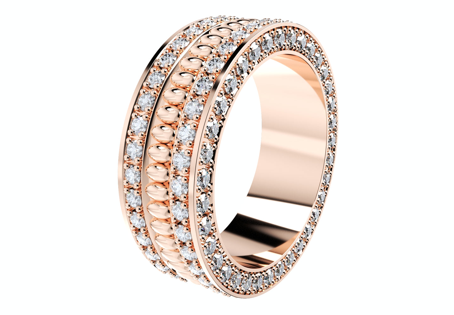 Wedding Set Ring Women Men Ring CAD Design-PSJM001V10