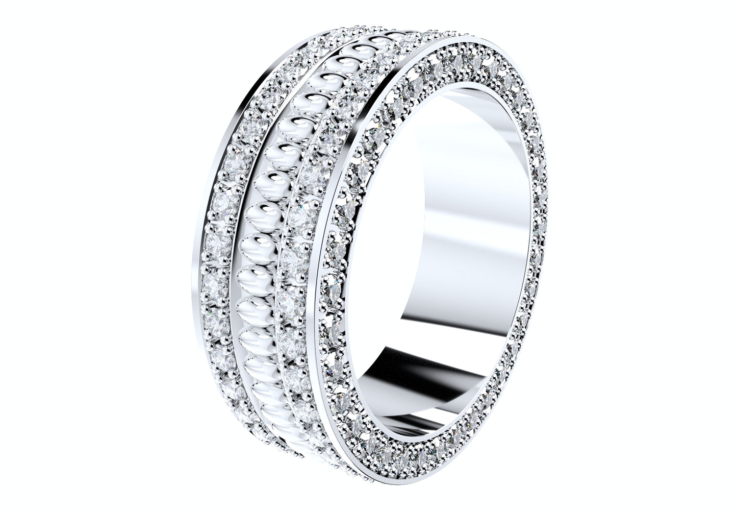 Wedding Set Ring Women Men Ring CAD Design-PSJM001V10