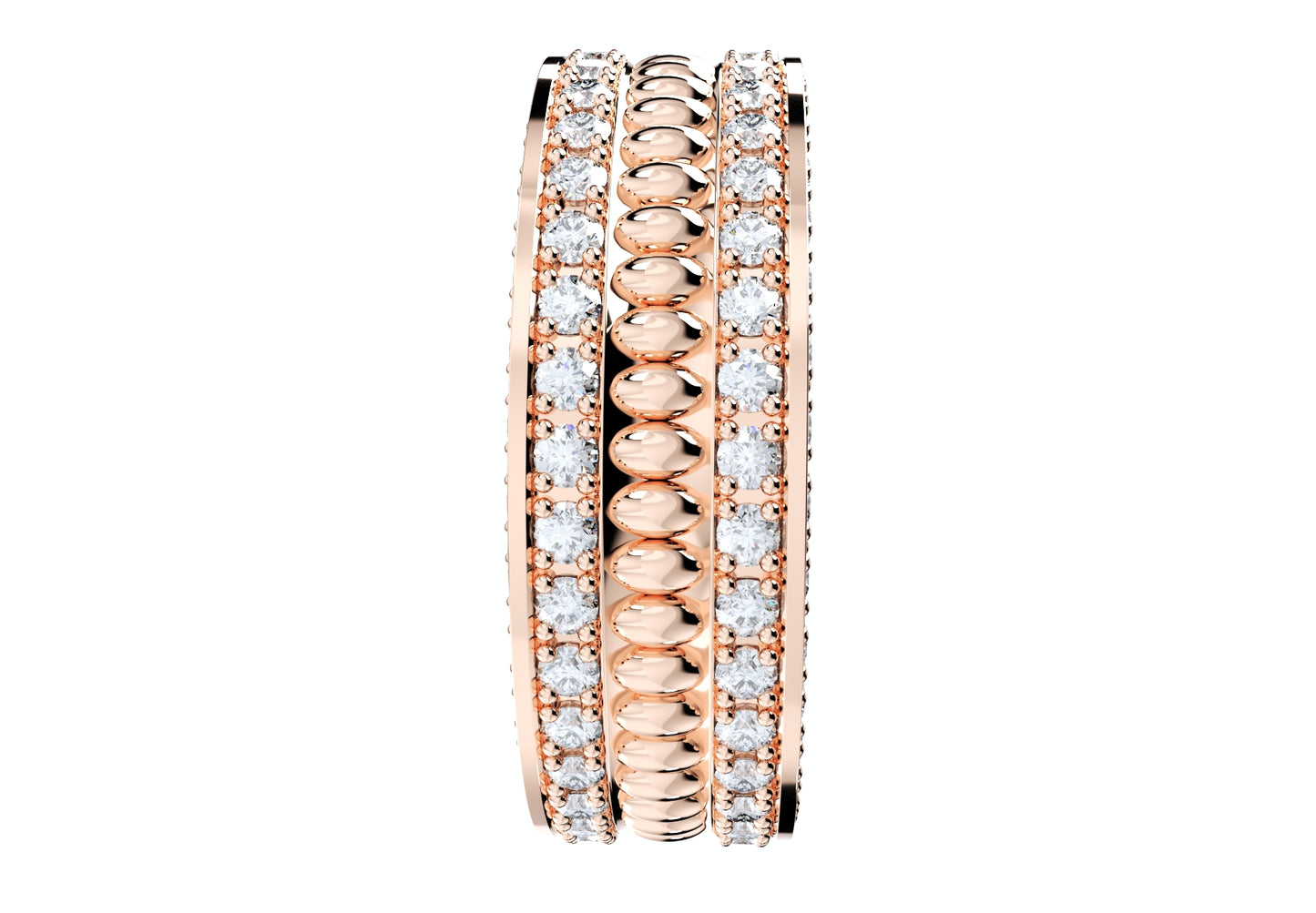 Wedding Set Ring Women Men Ring CAD Design-PSJM001V10