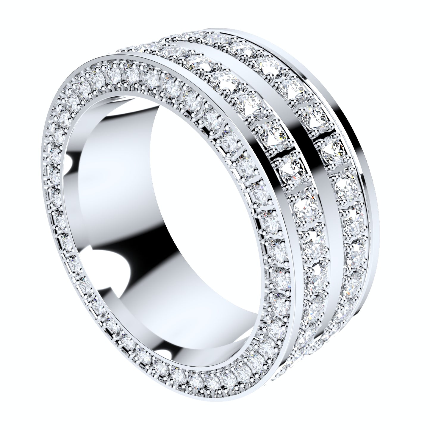 Wedding Ring For Men And Women 9 mm Wide Design-PSJM001V12VB 3D print model