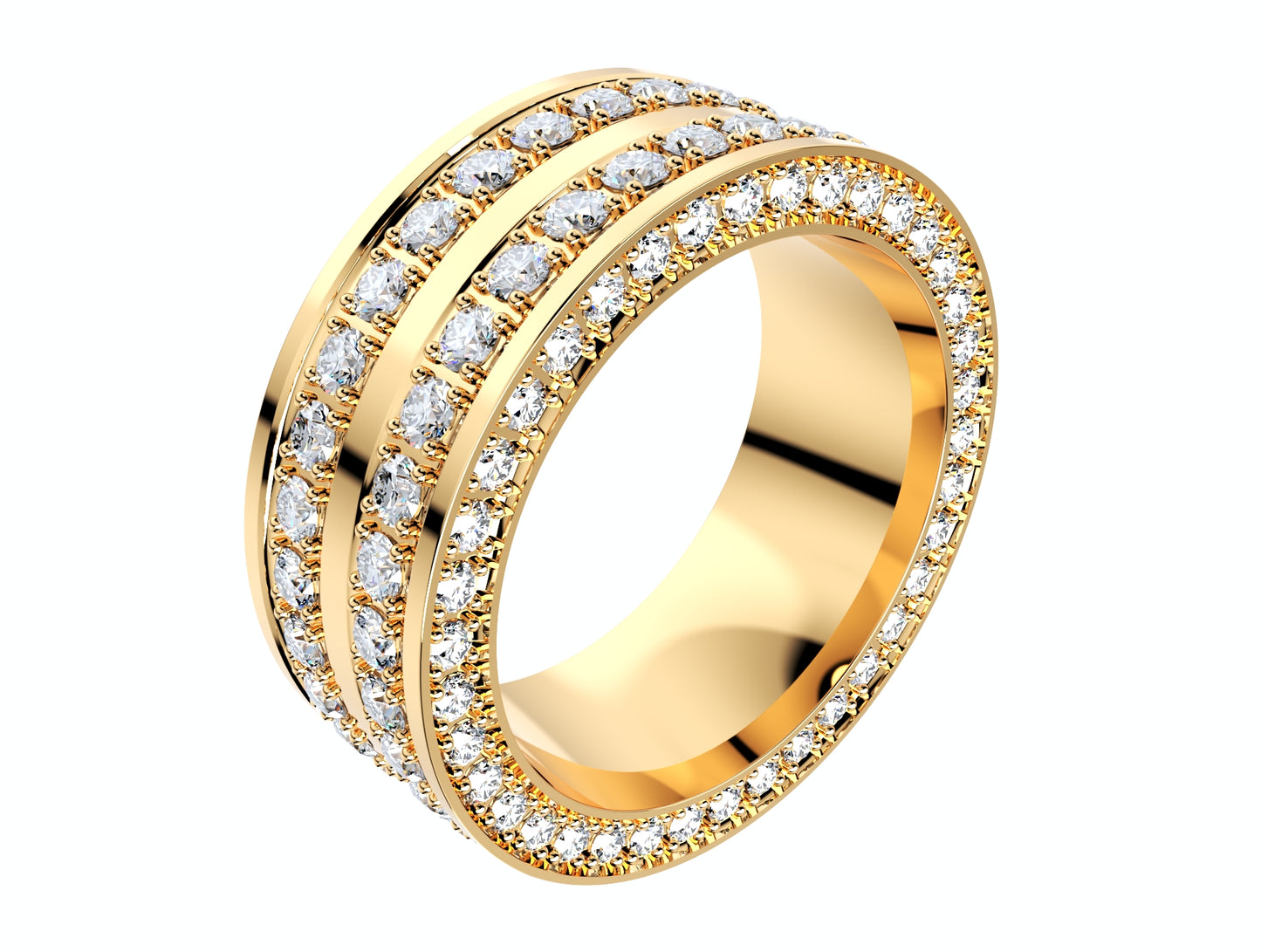 Wedding Ring For Men And Women 9 mm Wide Design-PSJM001V12VB 3D print model