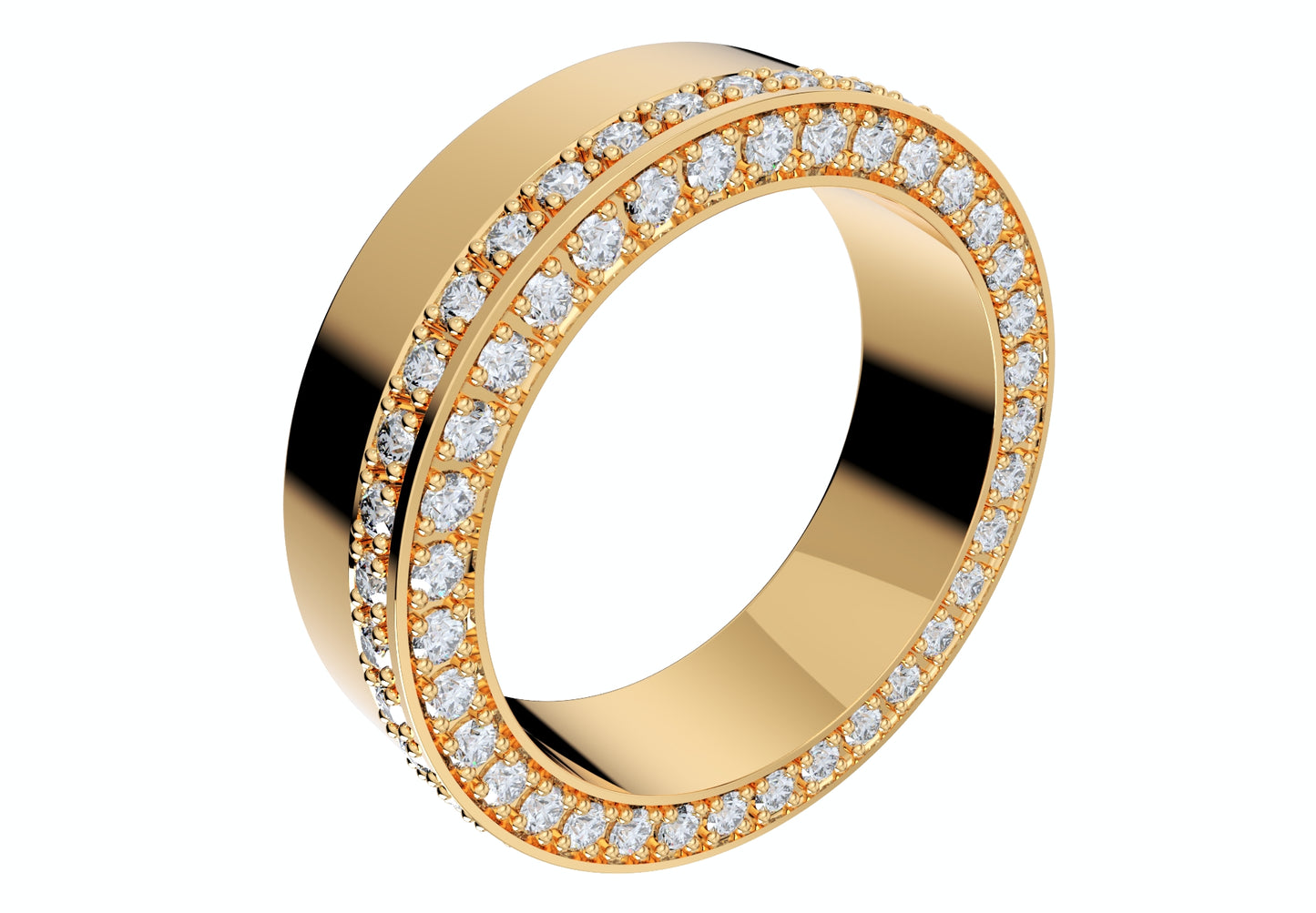 Wedding Set Ring Women Men Ring CAD Design-PSJM001V15 3D print model