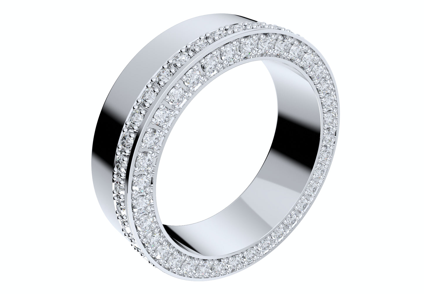 Wedding Set Ring Women Men Ring CAD Design-PSJM001V15 3D print model