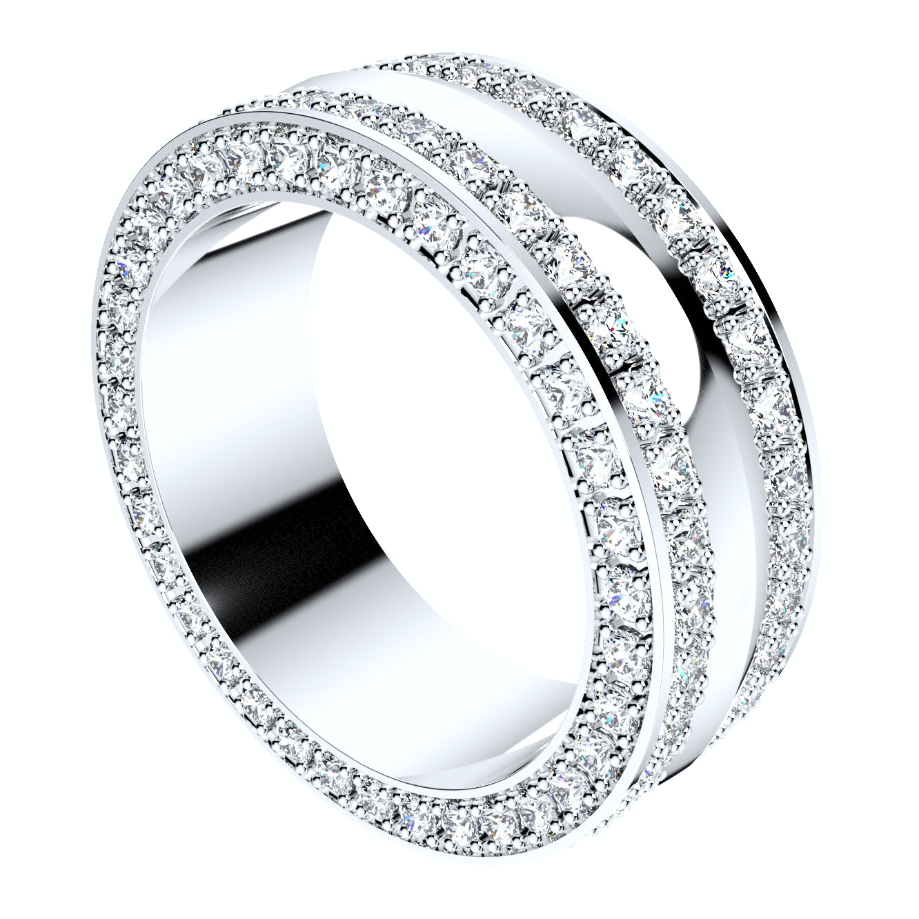 Wedding Ring Set Women Men Ring 3D CAD Design-PSJM001V4