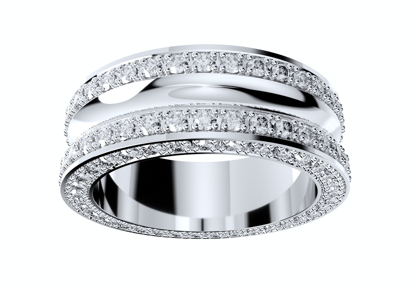 Wedding Ring Set Women Men Ring CAD Design-PSJM001V6
