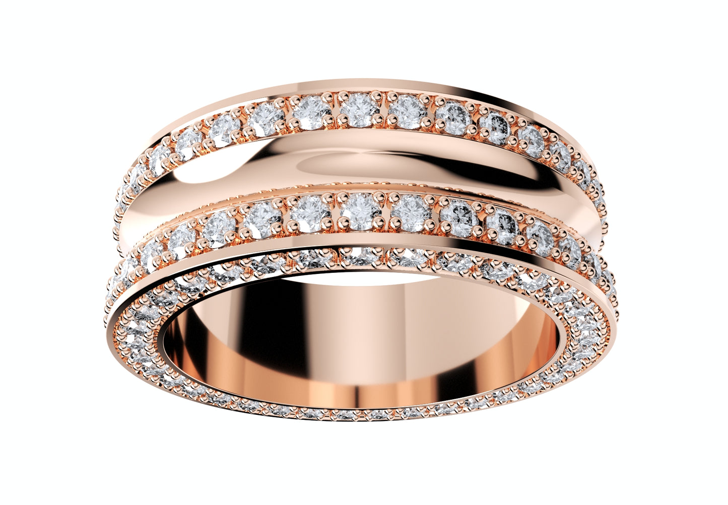 Wedding Ring Set Women Men Ring CAD Design-PSJM001V6