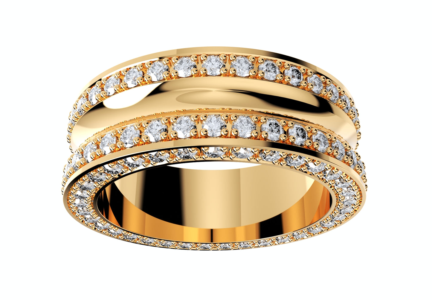 Wedding Ring Set Women Men Ring CAD Design-PSJM001V6