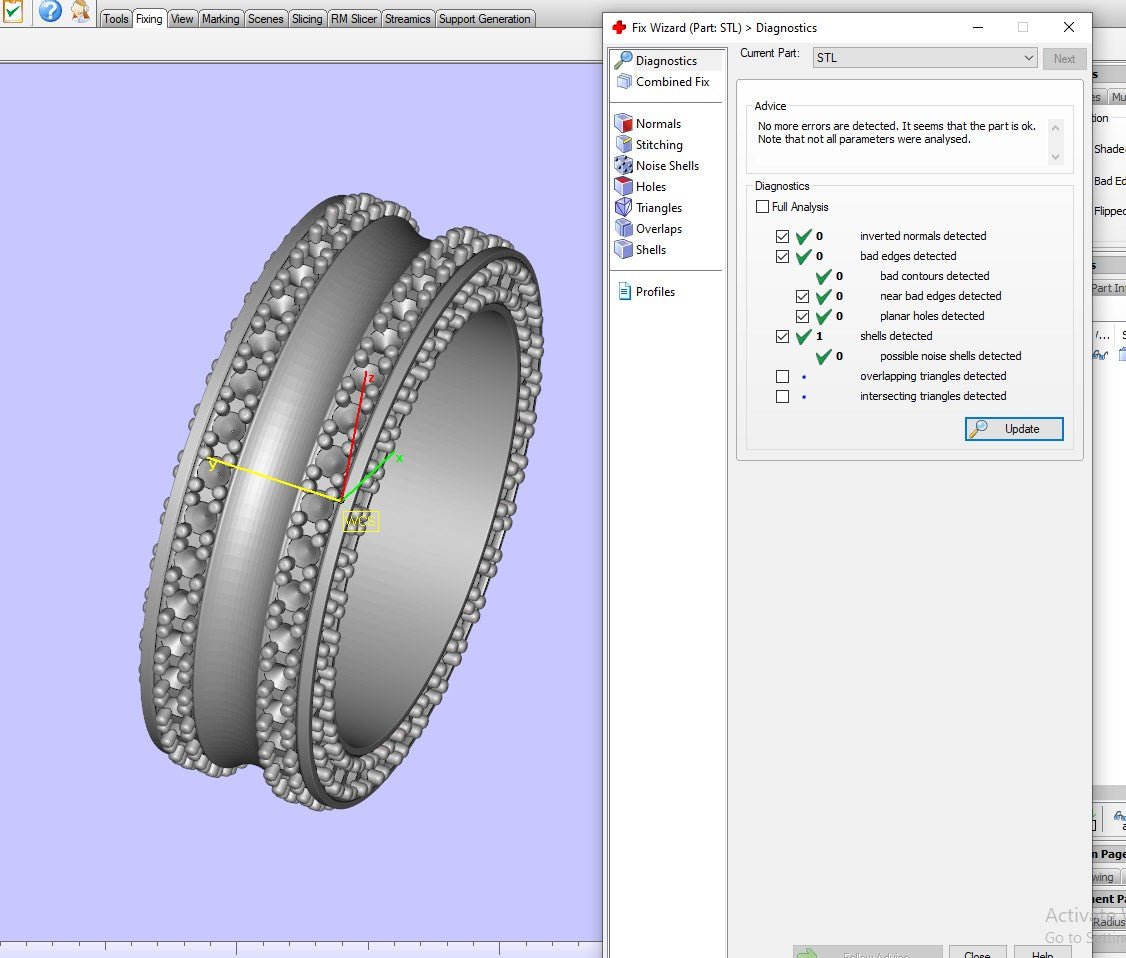 Wedding Ring Set Women Men Ring CAD Design-PSJM001V6