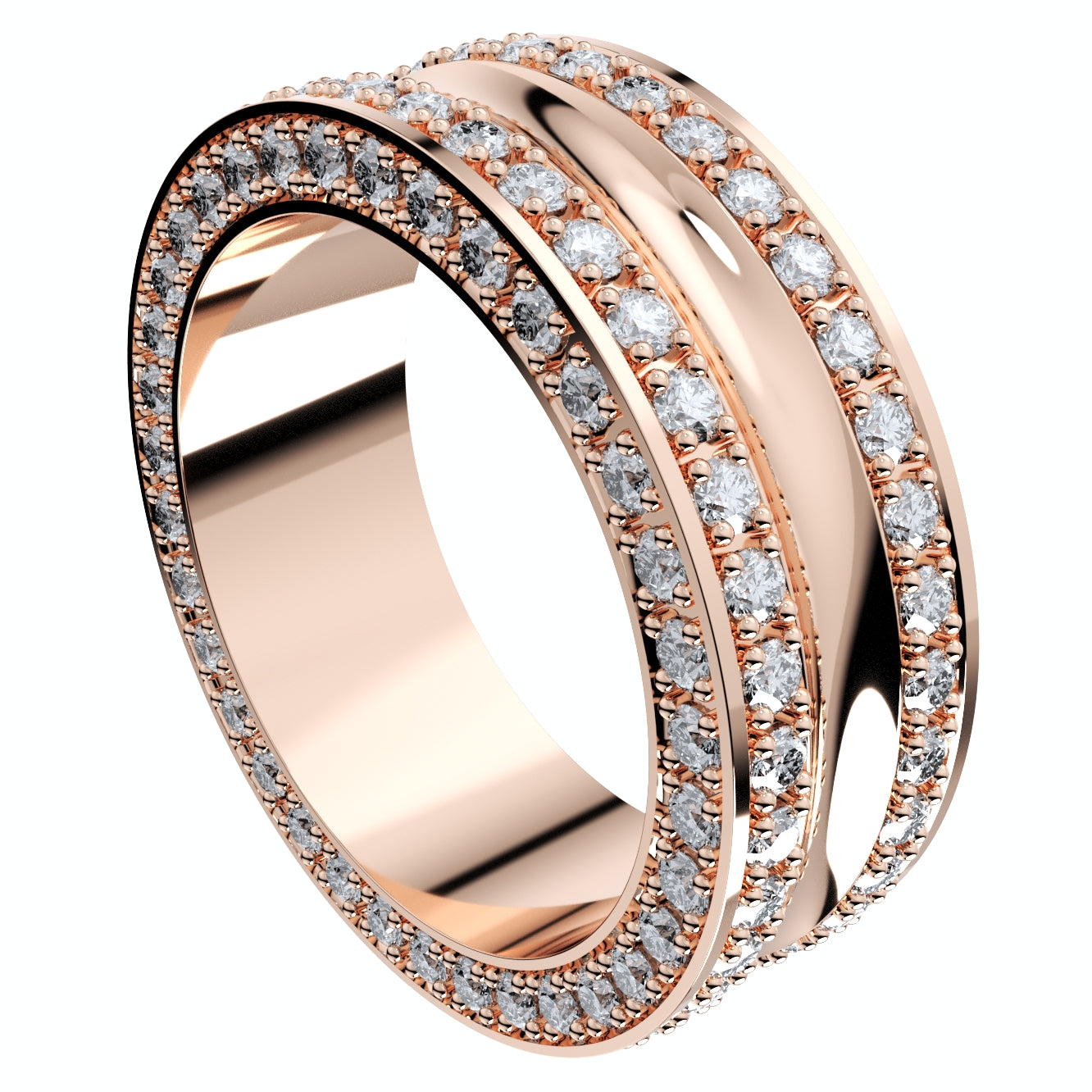 Wedding Ring Set Women Men Ring CAD Design-PSJM001V6