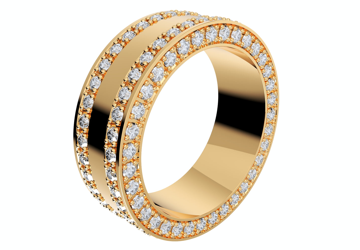 Wedding Ring Set Women Men Ring CAD Design-PSJM001V7