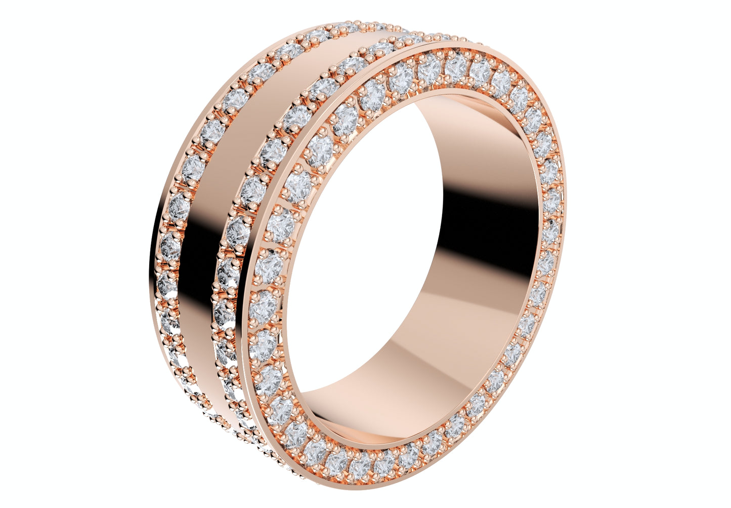 Wedding Ring Set Women Men Ring CAD Design-PSJM001V7