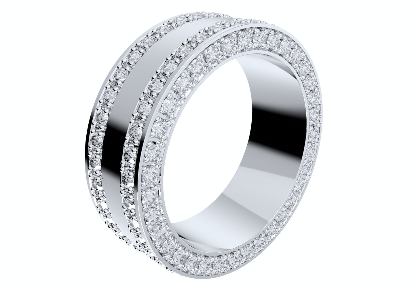 Wedding Ring Set Women Men Ring CAD Design-PSJM001V7