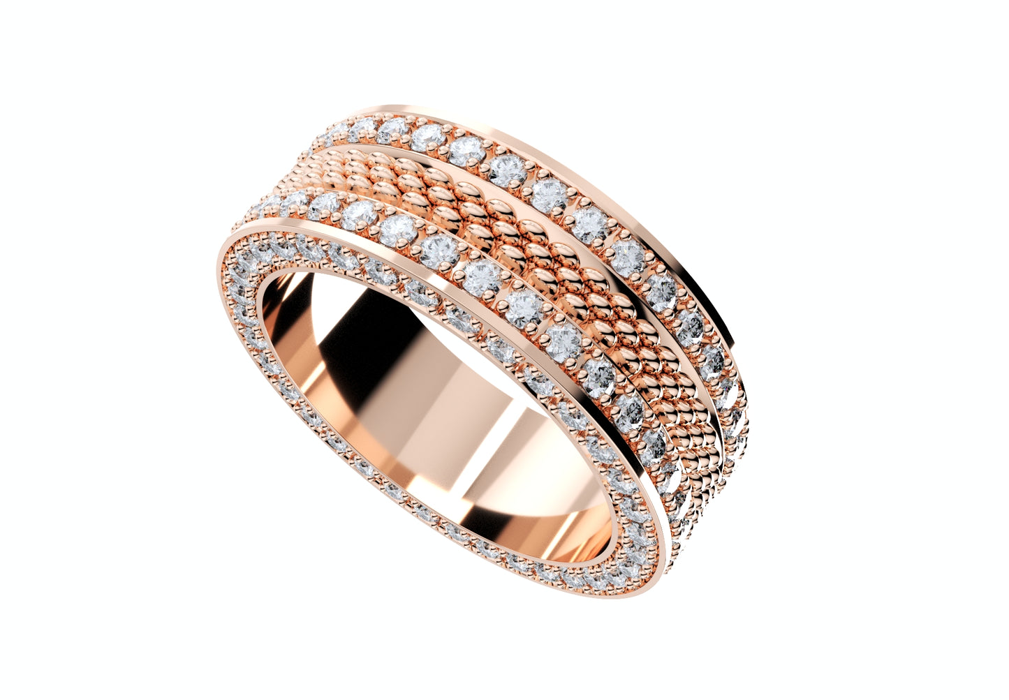 Wedding Ring Set Women Men Ring CAD Design-PSJM001V8