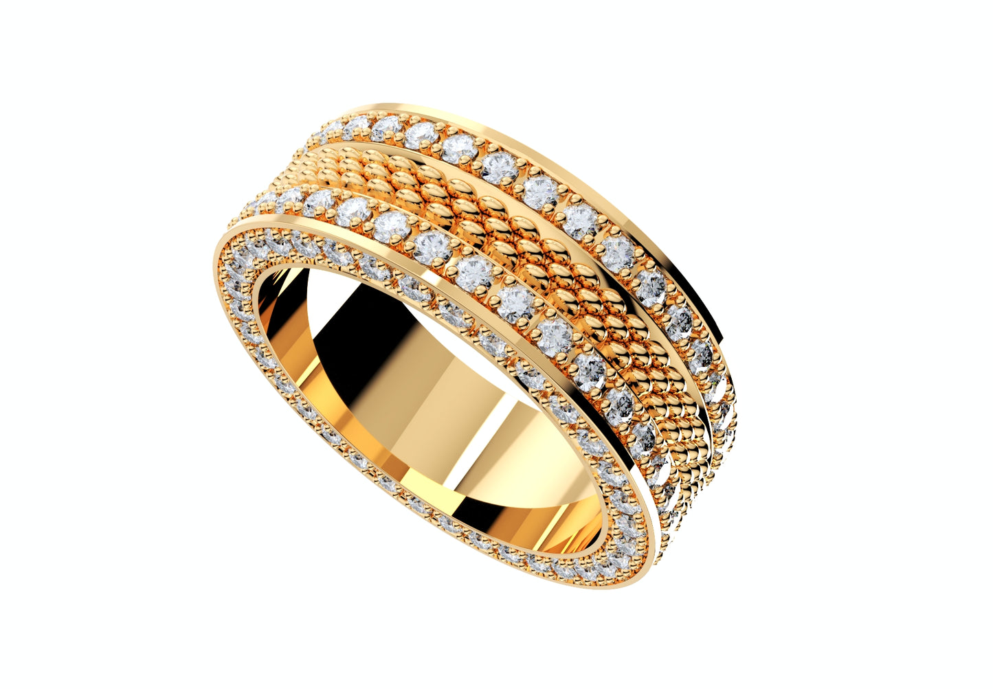 Wedding Ring Set Women Men Ring CAD Design-PSJM001V8
