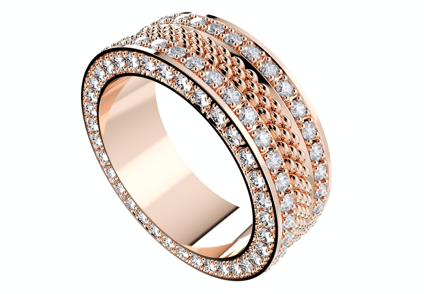 Wedding Ring Set Women Men Ring CAD Design-PSJM001V8