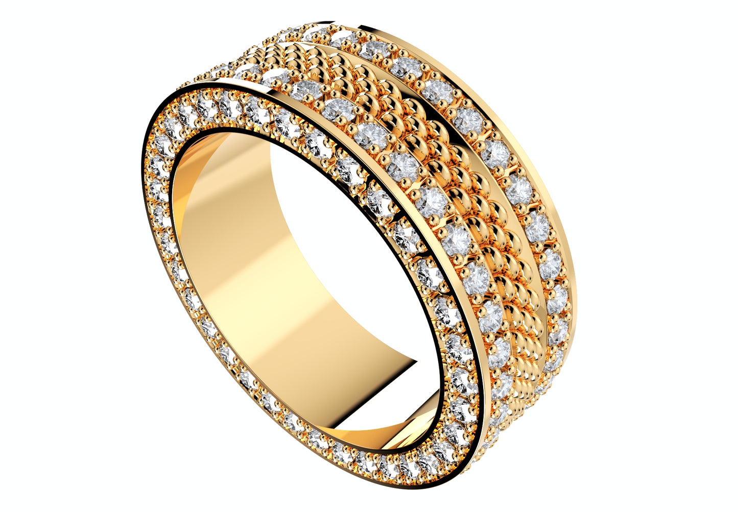 Wedding Ring Set Women Men Ring CAD Design-PSJM001V8