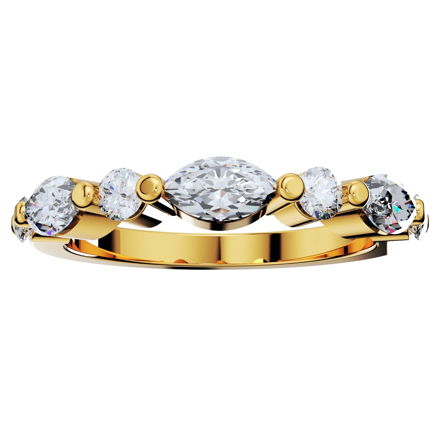 Wedding Set Ring CAD Design-PSTR02 3D Print Model