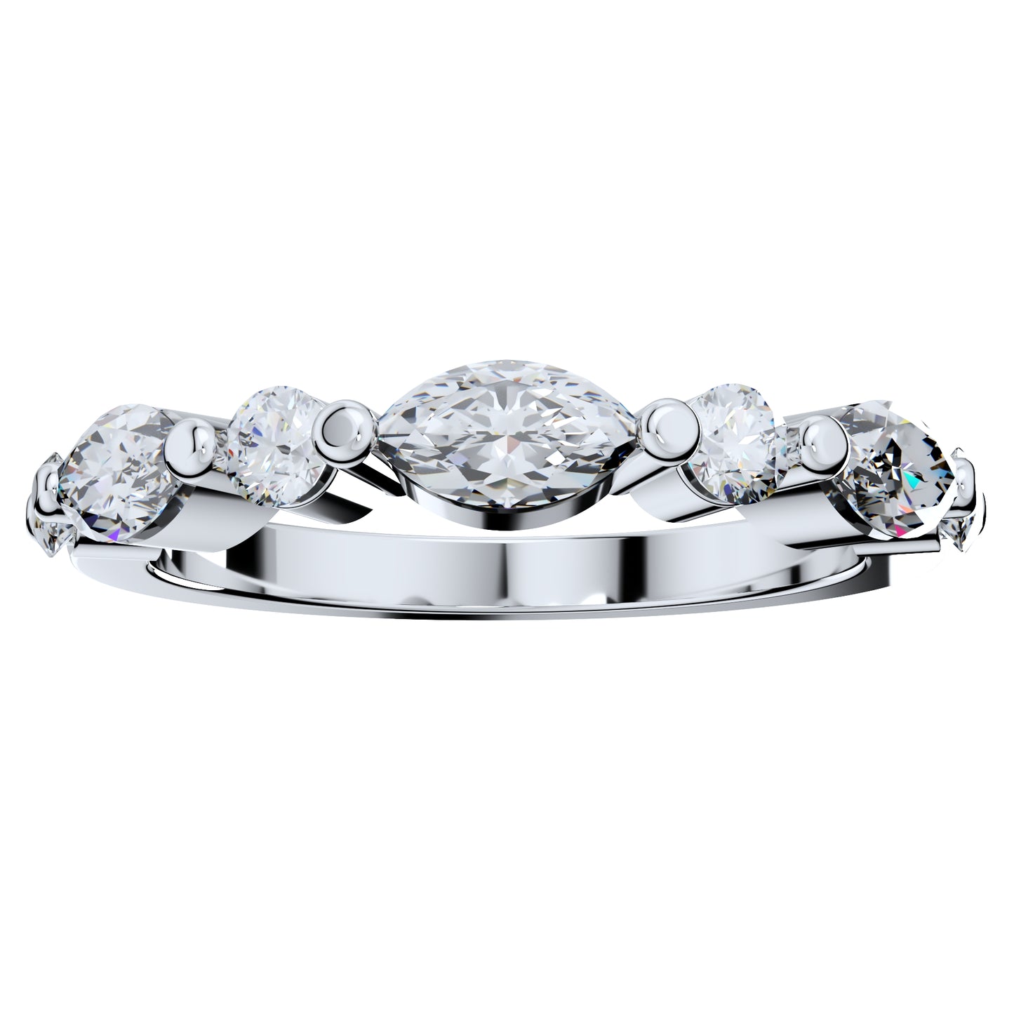 Wedding Set Ring CAD Design-PSTR02 3D Print Model
