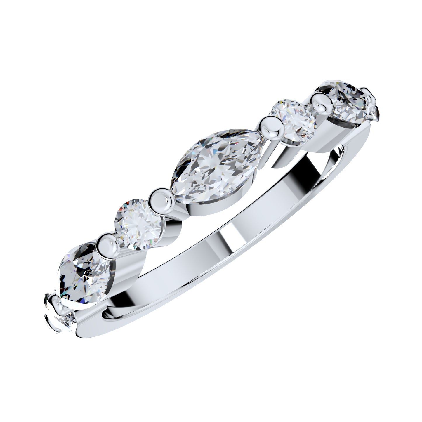 Wedding Set Ring CAD Design-PSTR02 3D Print Model