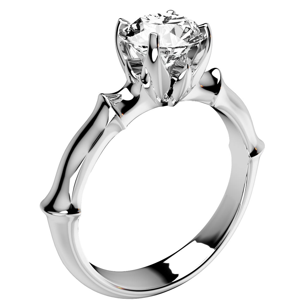 JEWELRY ENGAGEMENT RING STL FILE FOR DOWNLOAD AND PRINT- CA2 3D print model.