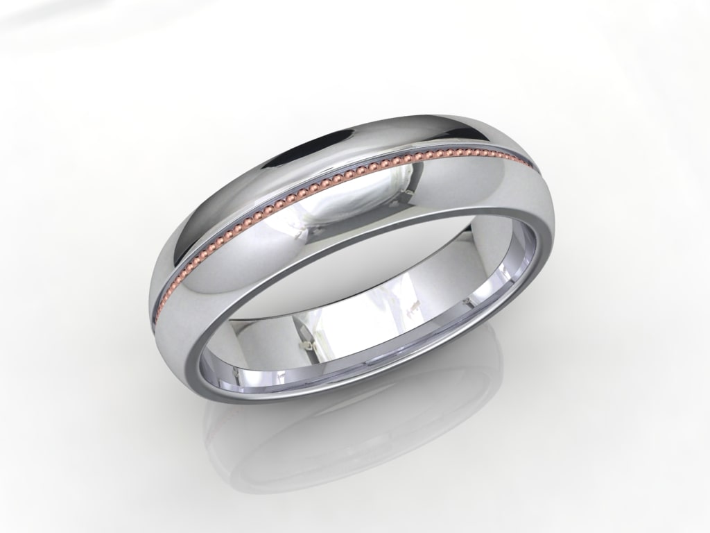 Jewelry Beads Ring Band For Men And Women 3D CAD Design-CC107 3D print model