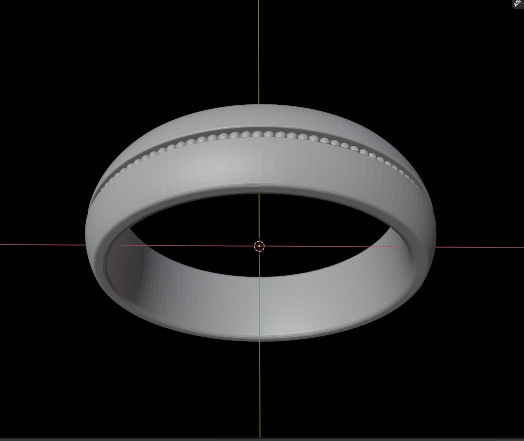 Jewelry Beads Ring Band For Men And Women 3D CAD Design-CC107 3D print model