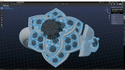Diamond Flower Leaf Women Ring 3D CAD Design-R001G 3D PRINT MODEL