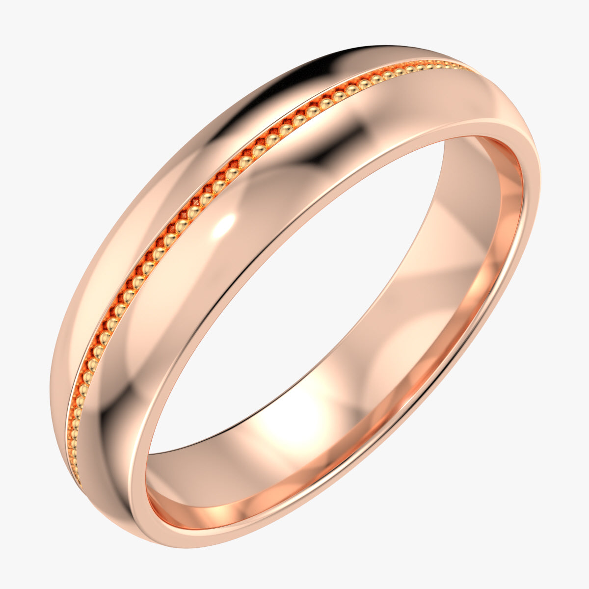 Jewelry Beads Ring Band For Men And Women 3D CAD Design-CC107 3D print model