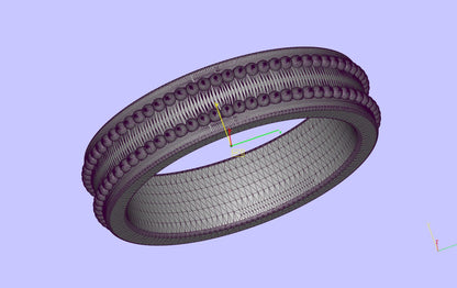Ring Wedding Band Men Ring CAD Design-RNN 3D print model